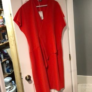 COS Red midi dress
